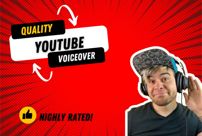 Gig Preview - Record a professional youtube voice over for you