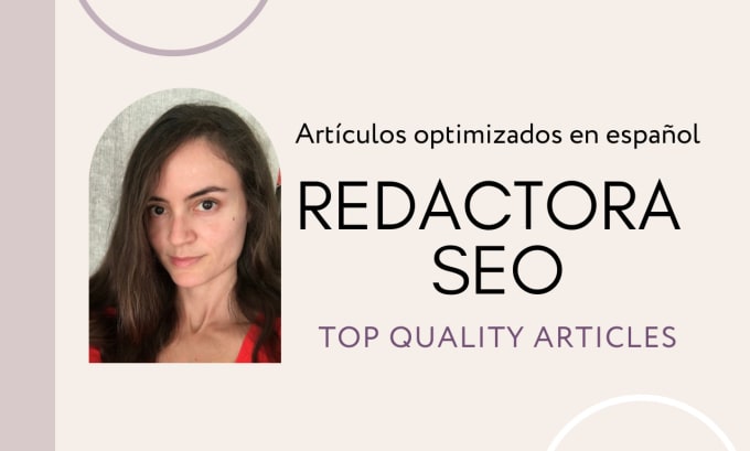 Gig Preview - Write SEO optimized blog posts and articles in spanish