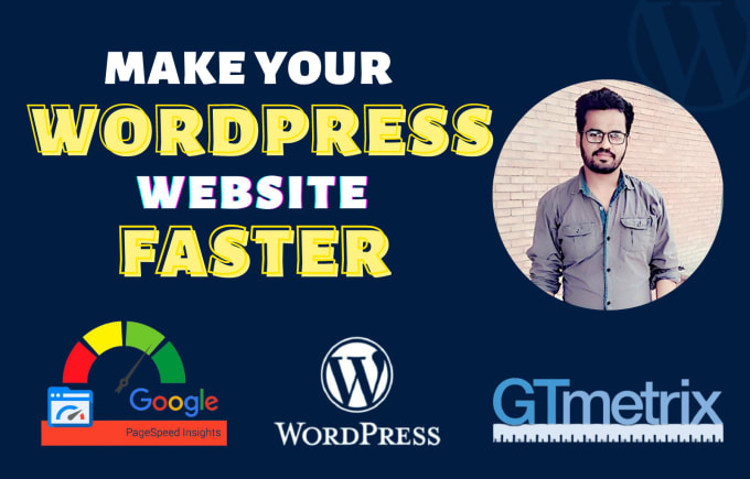 Gig Preview - Do wordpress speed optimization and speed up website on gtmetrix