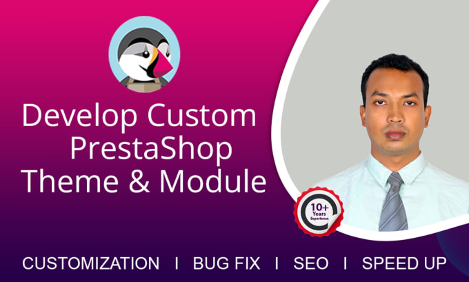 Gig Preview - Develop, customize prestashop theme, module and fix bug