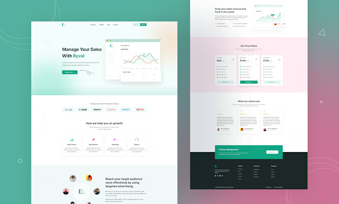 Bestseller - design responsive landing page for your business in figma