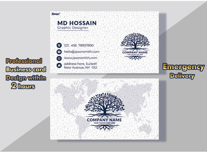 Gig Preview - Outstanding business card design in 5 hour