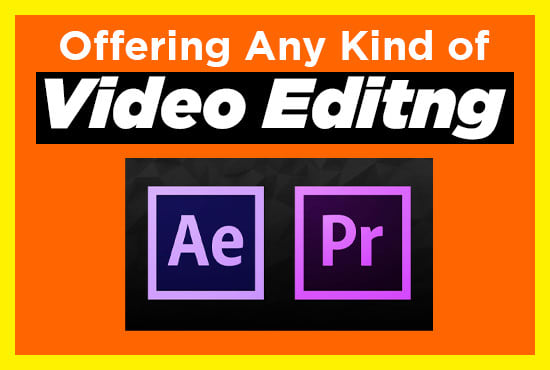 Gig Preview - Do professional video editing on adobe premiere pro and after effects