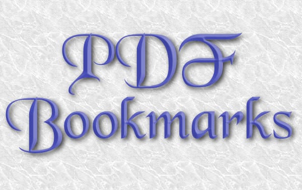 Gig Preview - Add bookmarks to your PDF document for easy navigation