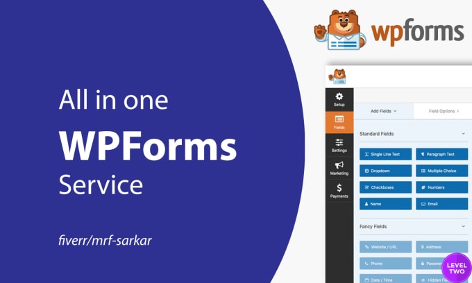 Gig Preview - Create wordpress form using wpforms