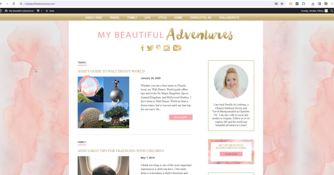 Gig Preview - Publish article or insert your link on mybeautifuladventures