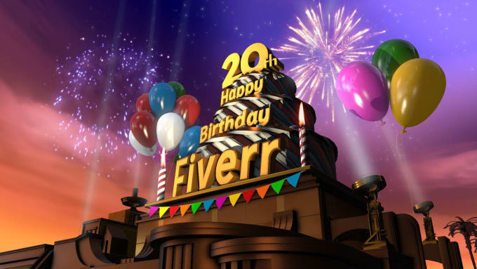 Gig Preview - Create 20th century fox birthday version