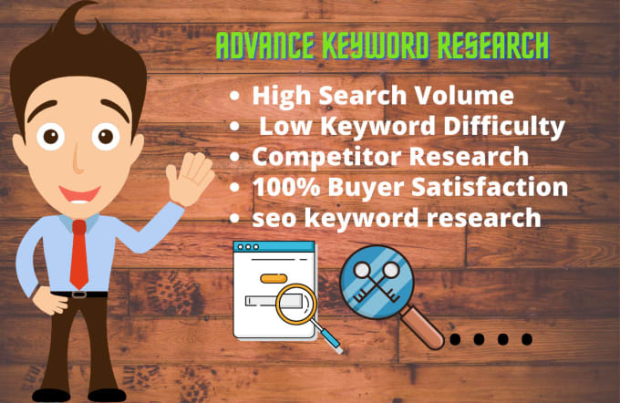 Gig Preview - Do seo keyword research competitor analysis niche research to rank your sitefast