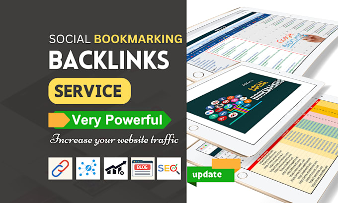 Gig Preview - Create manual contextual backlinks and social bookmarking