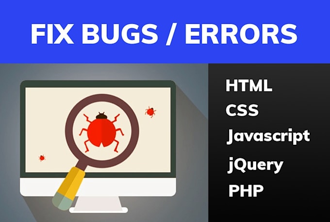 Gig Preview - Fix your PHP website errors, bugs, and problems