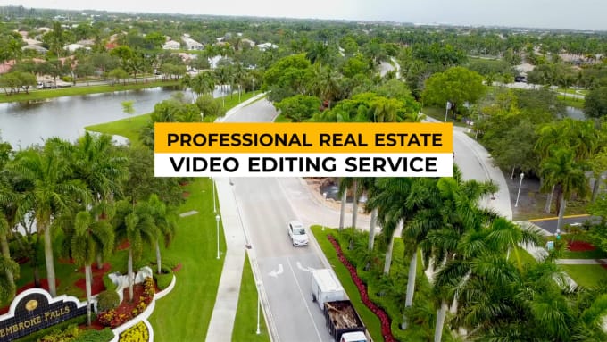 Gig Preview - Do real estate video editing 24 hours