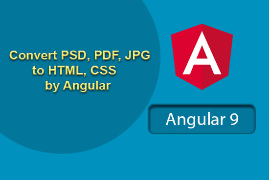 Gig Preview - Develop angular web application only design