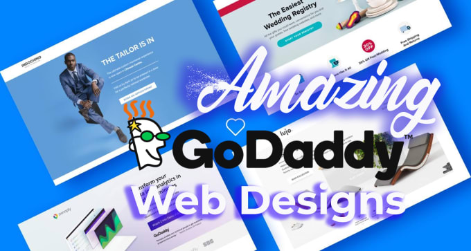 Gig Preview - Do website design with godaddy or redesign your godaddy website