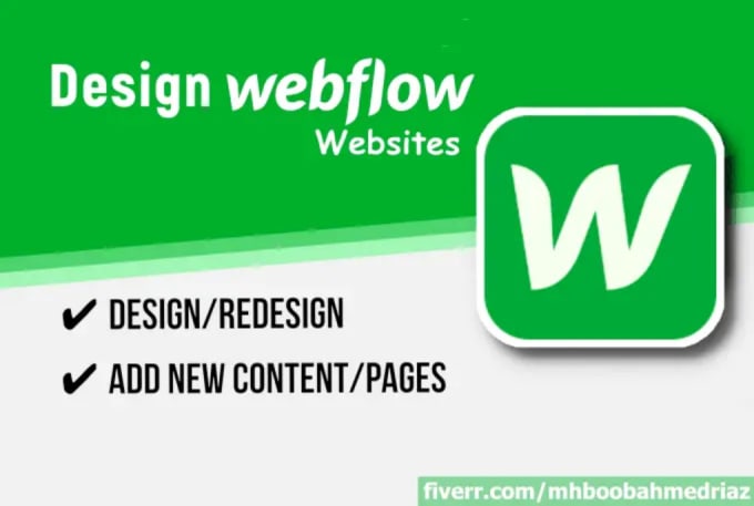 Bestseller - create, update or redo webflow website design