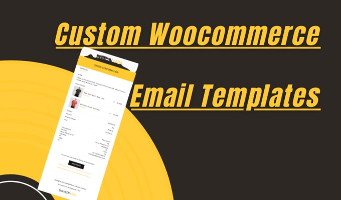 Gig Preview - Create custom email template for woocommerce