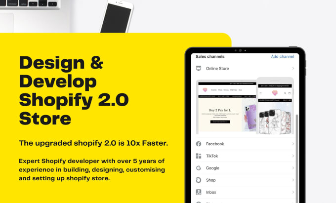 Gig Preview - Design shopify store from figma, PSD  or custom design