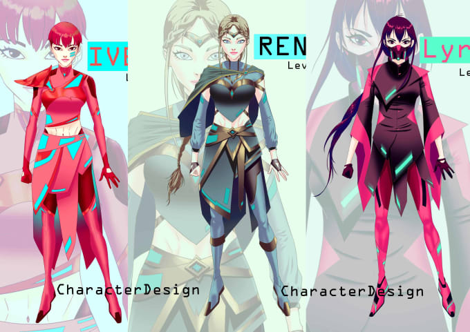 Gig Preview - Create awesome character design for you