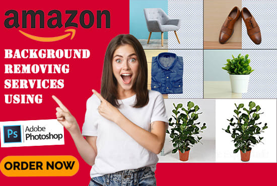 Gig Preview - Amazon product photo background edit, remove cut out object image