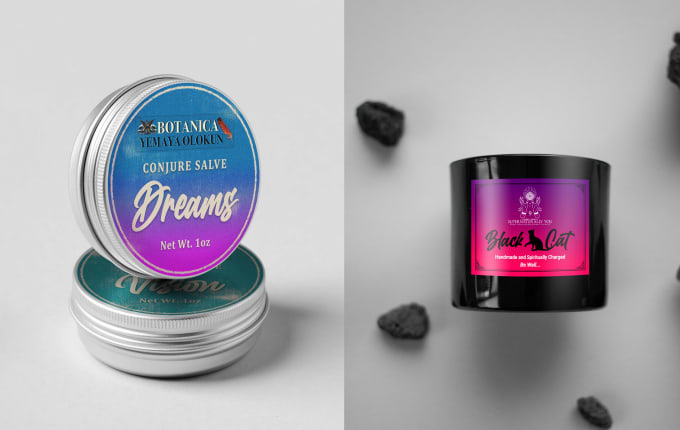 Gig Preview - Create unique product label designs for your brand