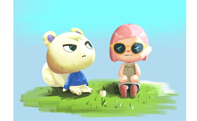 Gig Preview - Paint your animal crossing characters