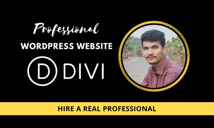 Gig Preview - Create and design modern wordpress website with divi theme