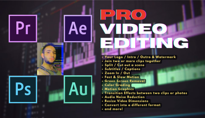 Gig Preview - Provide eye catching video editing and motion graphics