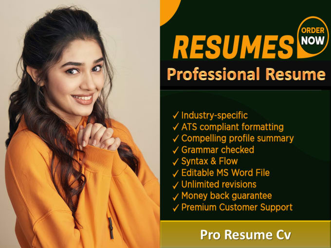 Gig Preview - Do professional resume writing, CV writing, and linkedin