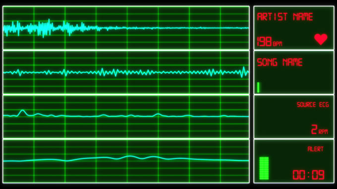 Gig Preview - Create a heart monitor music or audio visualizer horizontal or vertical