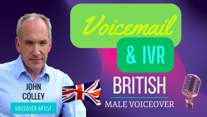 Gig Preview - Voiceover your british voicemail greeting, fast VIP service