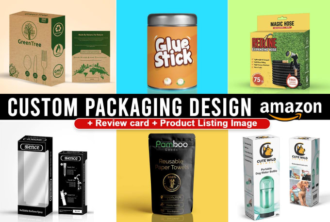 Gig Preview - Do amazon product packaging design