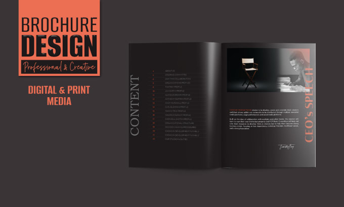 Gig Preview - Design a digital or print ready brochure