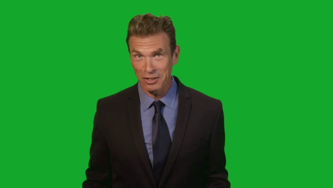 Gig Preview - Create a greenscreen spokesperson video