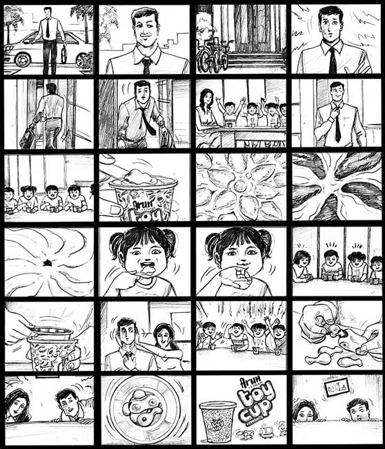 Bestseller - draw storyboard for commercials ads, movie and video games