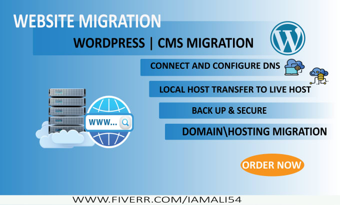 Gig Preview - Migrate your wordpress site from local to any live hosting platform