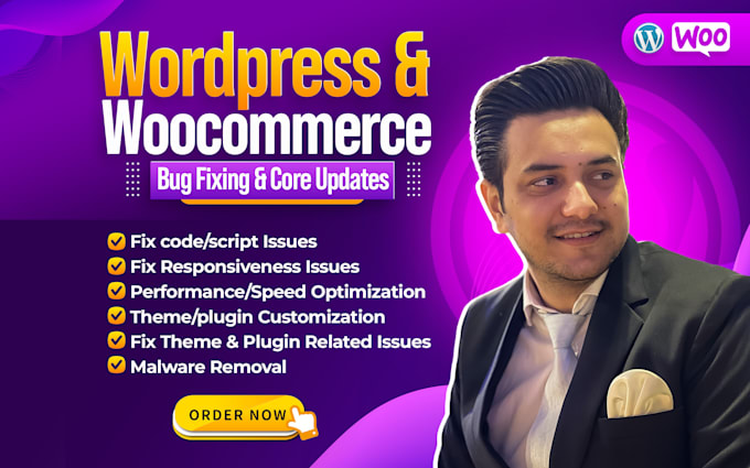 Gig Preview - Fix wordpress, woocommerce issues, bugs and errors or do customization