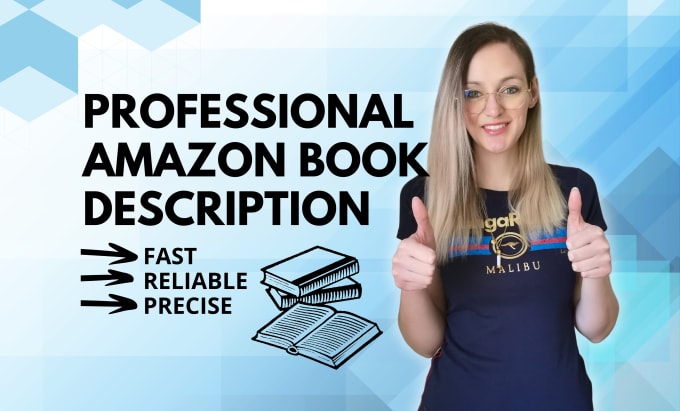 Gig Preview - Write a professional amazon book description for you