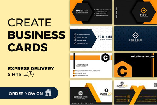 Gig Preview - Design professional business cards