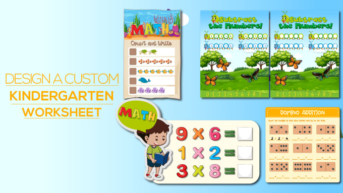 Bestseller - design wonderful custom worksheets  for kindergarten and preschool