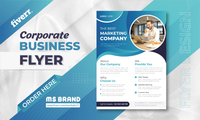 Bestseller - design professional business flyer