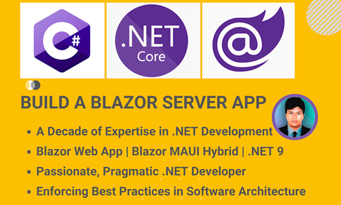 Gig Preview - Develop web application using blazor server side