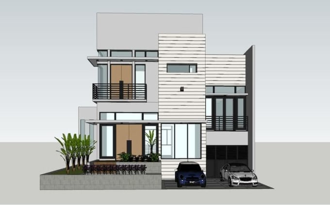 Gig Preview - Create the best sketchup 3d model of house