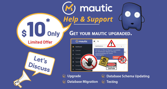 Gig Preview - Upgrade your mautic to next version