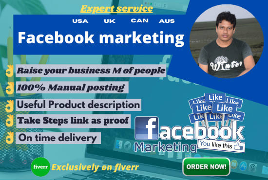 Gig Preview - Do facebook marketing and promote to your business