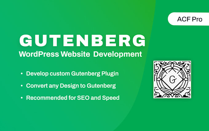 Gig Preview - Redesign old wordpress website using gutenberg blocks