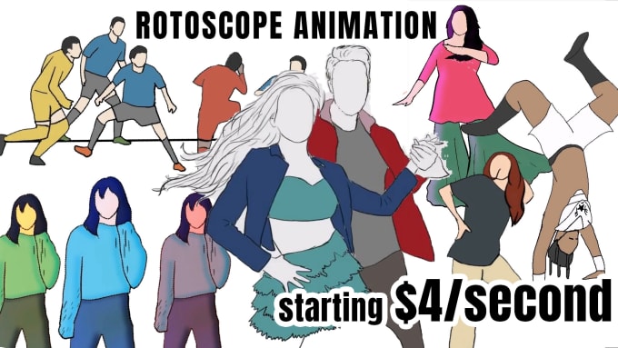 Gig Preview - Create rotoscope 2d animation your video rotoscopy roto animate 3