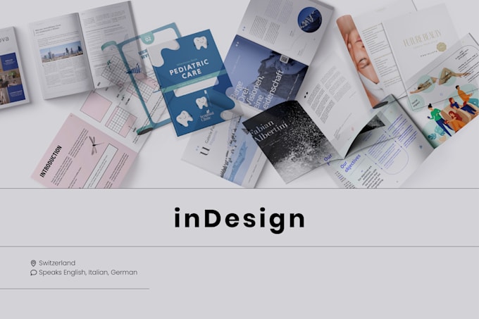 Gig Preview - Create your adobe indesign project