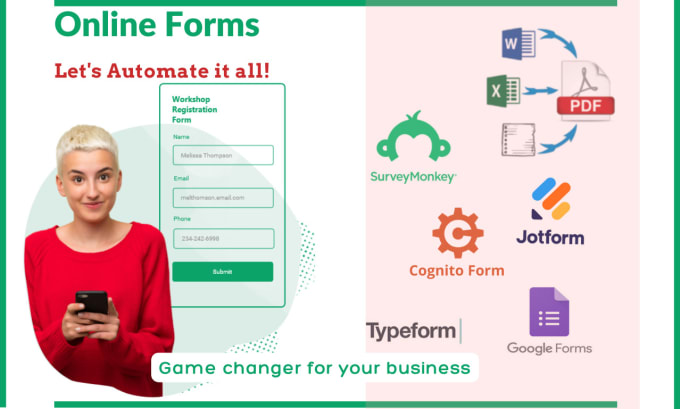 Gig Preview - Customize online forms using jotform, gravity form, typeform