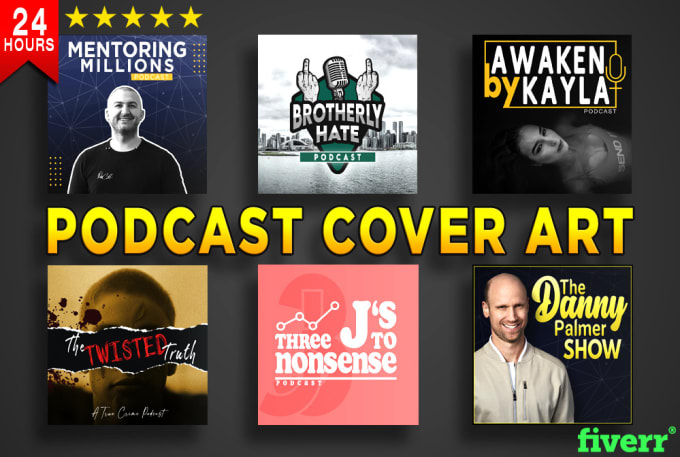 Gig Preview - Design podcast cover art and itunes podcast logo professionally