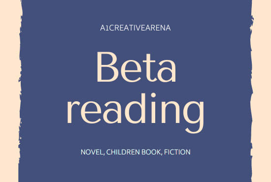 Gig Preview - Beta read your children book with constructive criticism