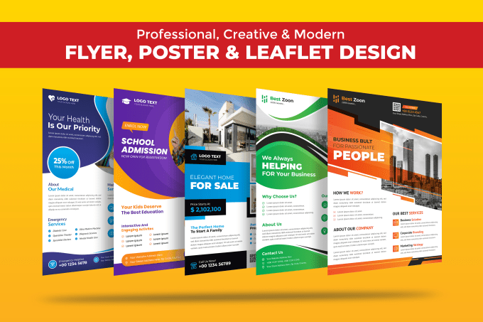 Gig Preview - Do corporate, real estate, medical, flyer, capability statement, leaflet design